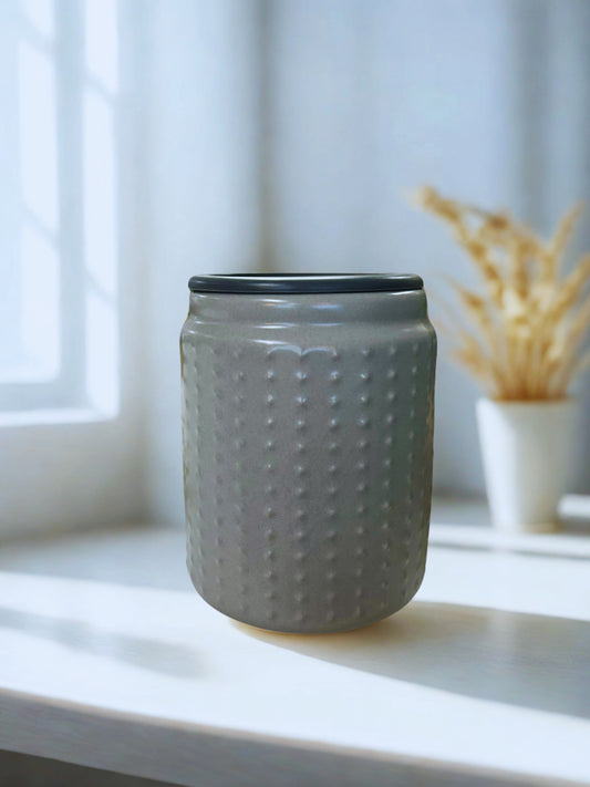 Gray Hobnail Warmer