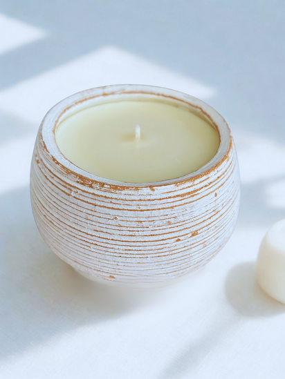 Pottery Bowl Candles